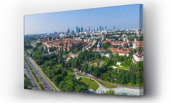 Wizualizacja Obrazu : #446177604 Panorama Warszawy