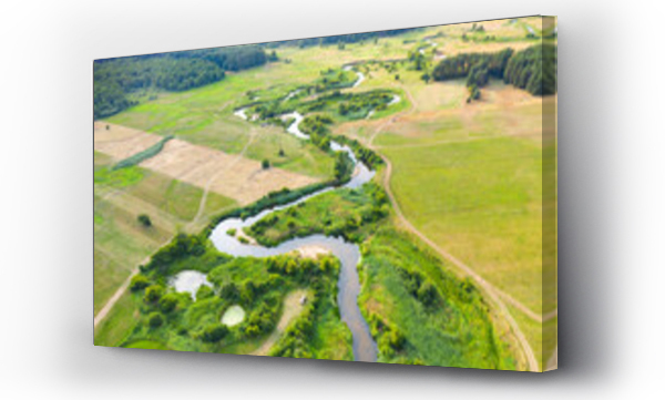 Wizualizacja Obrazu : #447443214 Meandry rzeki Liwiec