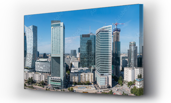 Wizualizacja Obrazu : #450059321 Warszawa, panorama centrum