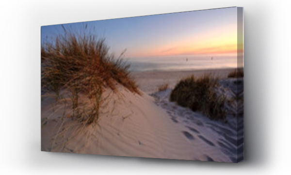 Bałtyk, plaża, trawa piasek