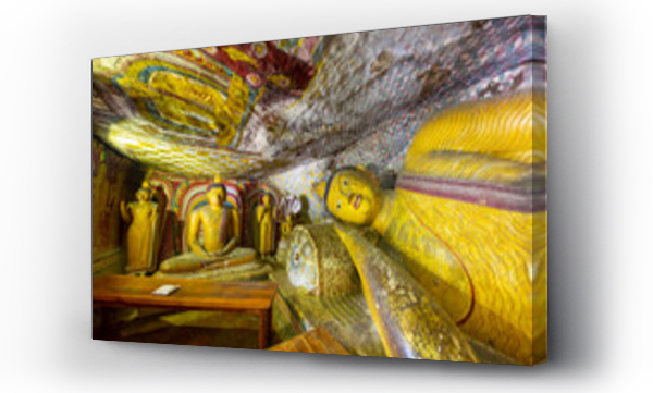 Wizualizacja Obrazu : #452015279 Historical Dambulla cave temple, in Dambulla, Sri Lanka