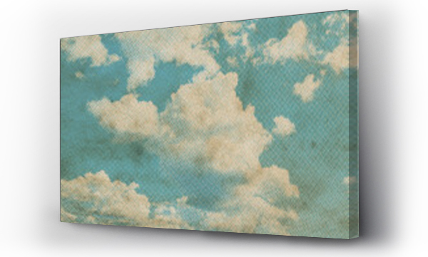 Wizualizacja Obrazu : #452420555 retro sky pattern on old paper