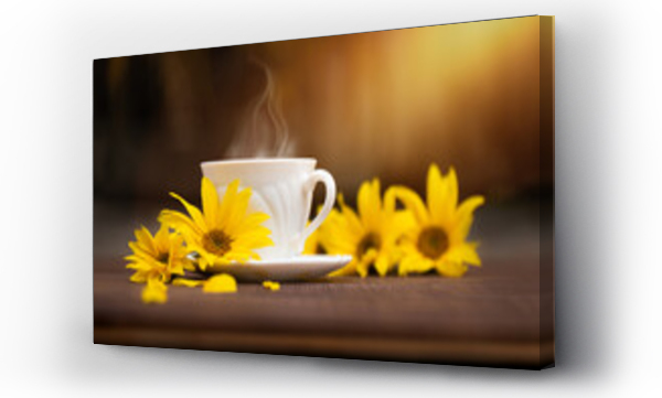 Kwiat żółty, Kwiaty, Liście, słoneczniki