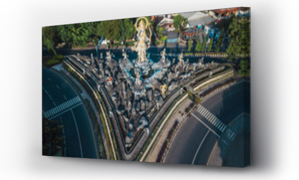 Wizualizacja Obrazu : #462771806 Indonesia, Bali, Sanur, Aerial view of Patung Titi Banda statue