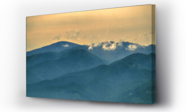 Wizualizacja Obrazu : #472462385 Widok z g?ry Mody? na Radziejow? w Beskidzie S?deckim