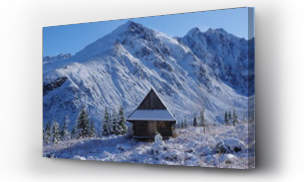 Wizualizacja Obrazu : #473206994 Zimowy pejza? z Doliny G?sienicowej w Tatrach 