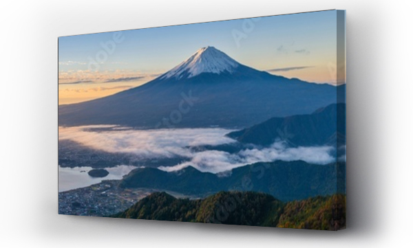 Wizualizacja Obrazu : #473740068 Panoramic View Of Mt Fuji