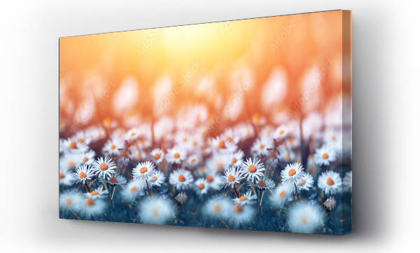 Kwiaty, Stokrotki, trawa, łąka, Łąka kwiaty