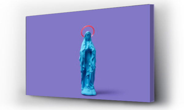 Wizualizacja Obrazu : #478911448 Praying Virgin Mary statue with halo