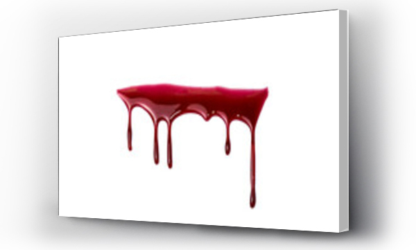 Wizualizacja Obrazu : #481036255 A blood spatter. A blood flowing down. Bloody pattern. Concepts of blood can be used in design. Dirty and dust inside blood.