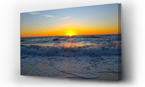 morze, morze bałtyckie, Zachód słońca morze