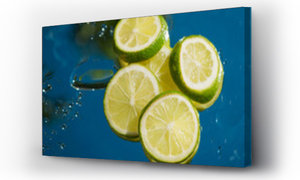 Wizualizacja Obrazu : #493348307 Sliced lemon fruit isolated, half, cutout