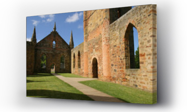 Wizualizacja Obrazu : #496371584 Ruins of a church, Penal Colony, Port Arthur, Tasmania, Australia