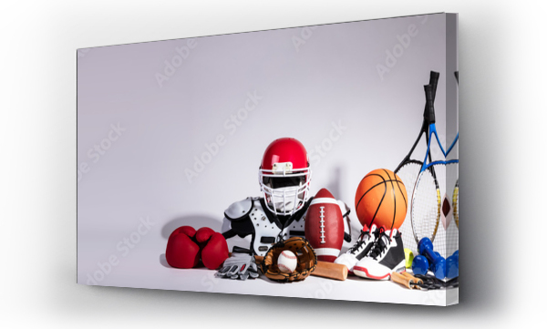 Wizualizacja Obrazu : #497803755 Close-up Of Sport Balls And Equipment