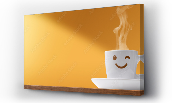 Wizualizacja Obrazu : #499449819 Cute smiling coffee cup character