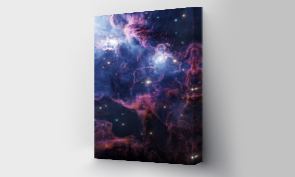 Wizualizacja Obrazu : #502121485  Nebula in outer space, planets and galaxy