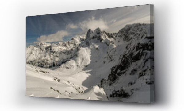 Wizualizacja Obrazu : #508751818 Zimowe krajobrazy ze Szpiglasowego wWierchu w Tatrach.