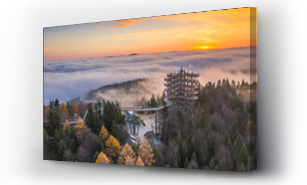 beskid sądecki, góry, Tatry, zachód słońca