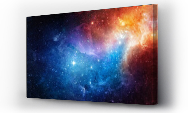 Wizualizacja Obrazu : #509346916 Space scene with stars in the galaxy. Panorama. Universe filled with stars, nebula and galaxy,. Elements of this image furnished by NASA