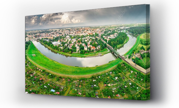 Wizualizacja Obrazu : #511285472 Opole (Polska) panorama miasta, widok miasta