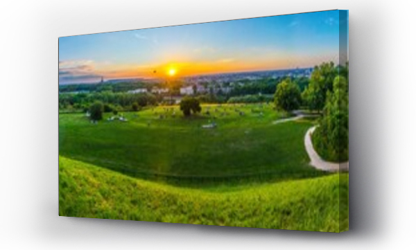 drzewo, ludzie, miasto, pejzaż