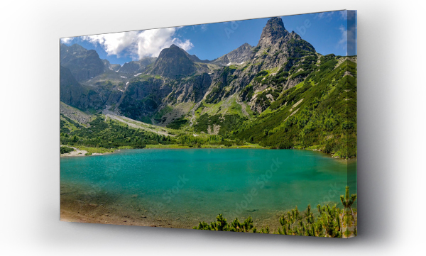Wizualizacja Obrazu : #516823832 Tatry - dolina kie?marskiej bielej vody
