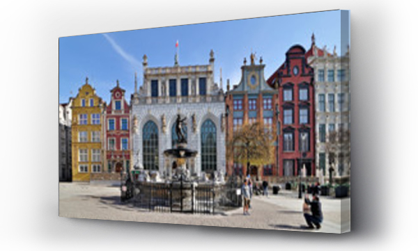 Wizualizacja Obrazu : #52048722 Neptune Fountain in Gdansk, Poland