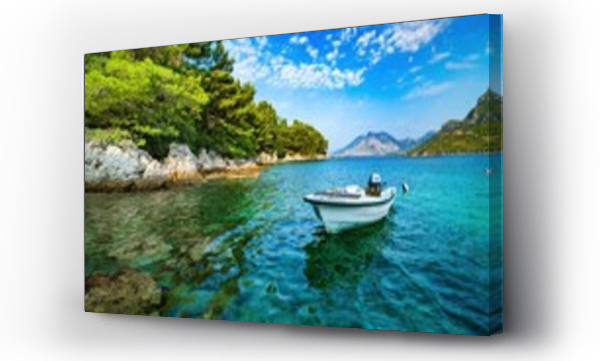 Wizualizacja Obrazu : #521059929 Widok na Adriatyk w Chorwacji o poranku