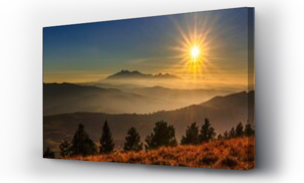 góra, góry, jesień tatry, jesień tatry góry, zachód słońca