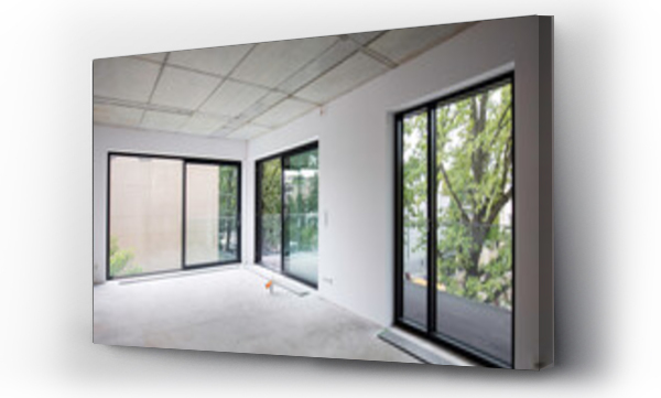 Wizualizacja Obrazu : #522515604 Mieszkanie w nowym bloku. Stan deweloperski, remont.