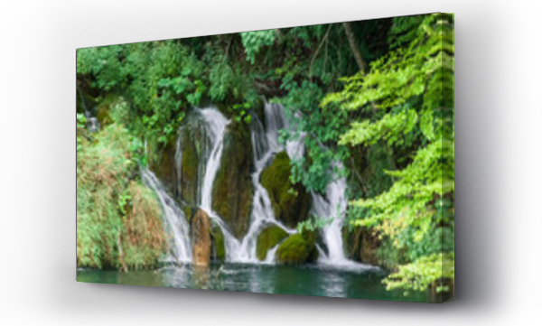 Wizualizacja Obrazu : #524209566 wodospad, Plitwickie Jeziora, Chorwacja