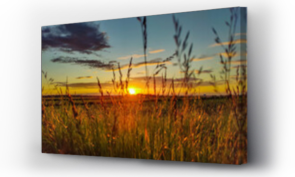 pejzaż, zachód słońca