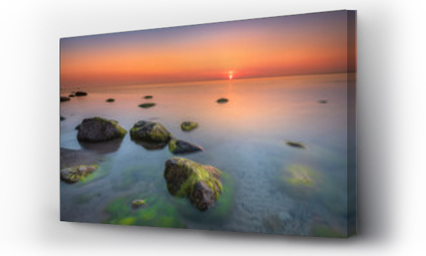 Krajobrazy, morze, wschód słońca