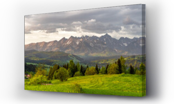 góry, góry karpaty, zachód słońca