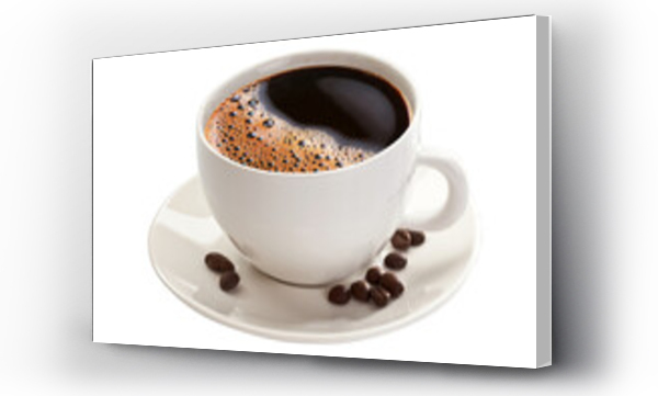 Wizualizacja Obrazu : #529250168 cup of coffee with beans