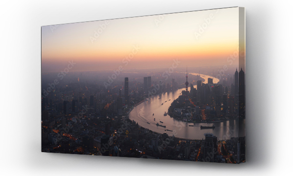 Wizualizacja Obrazu : #532597567 shanghai sunrise