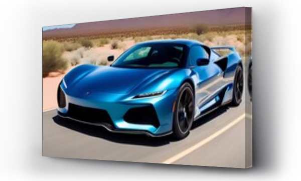 Wizualizacja Obrazu : #537325759 concept car in desert
