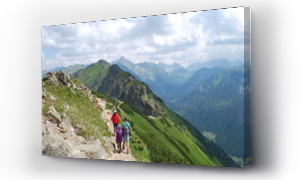 góry, ludzie, rodzina, Tatry Wysokie