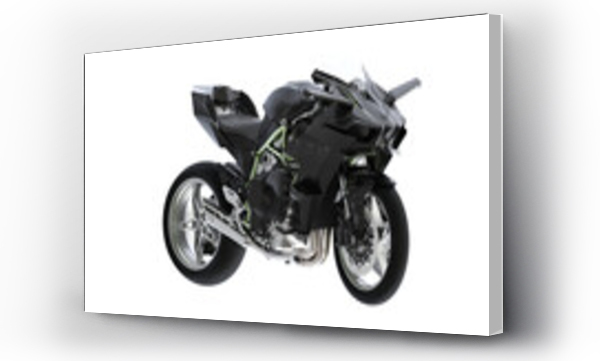 Wizualizacja Obrazu : #551896417 cross view super bike, motorcycle for make mockup on empty background