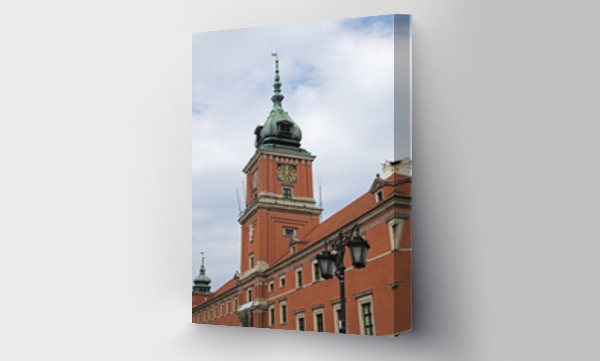 Wizualizacja Obrazu : #555524020 Clock Tower of Royal Castle, Stare Miasto, Warsaw, Poland