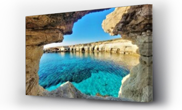 Wizualizacja Obrazu : #558988538 Sea Caves, Ayia Napa, Cypr