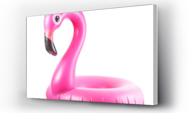 Wizualizacja Obrazu : #559118567 Summer fun. Pink pool inflatable flamingo for summer beach isola