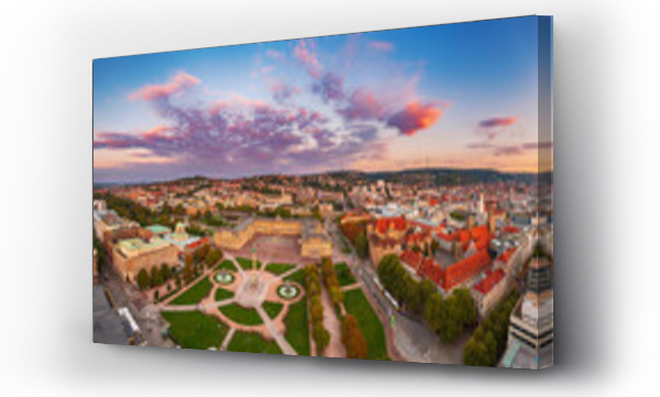 Wizualizacja Obrazu : #563124107 Schlossplatz in Stuttgart, Germany