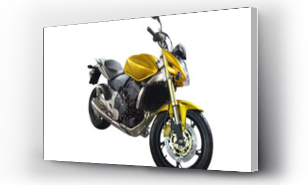 Wizualizacja Obrazu : #565116019 yellow fast motorcycle transparent