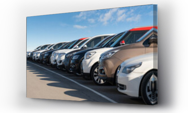 Wizualizacja Obrazu : #565272153 Cars in a row. Car sales