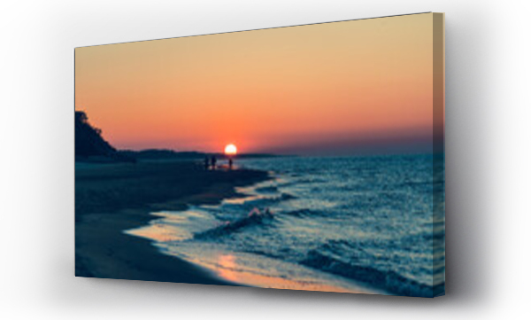 morze, Plaża ocean, zachód