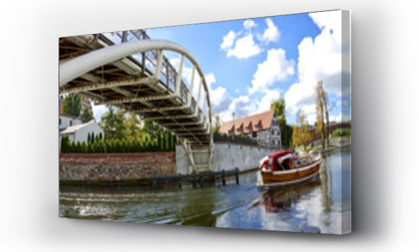 Wizualizacja Obrazu : #57281637 Bridge over the Brda River in Bydgoszcz - Poland