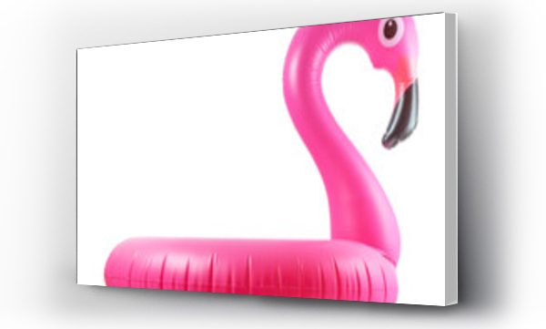 Wizualizacja Obrazu : #582297371 Flamingo icon. Pink pool inflatable flamingo for summer beach is