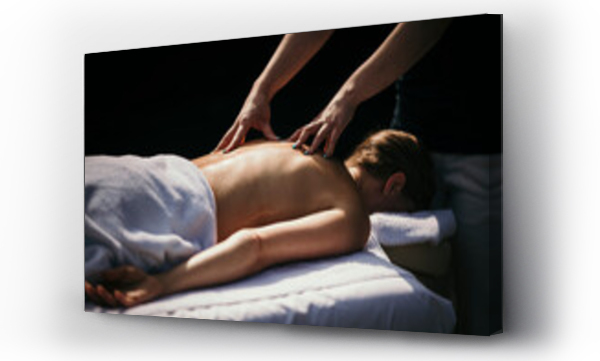 Wizualizacja Obrazu : #588309066 Woman getting massage at spa