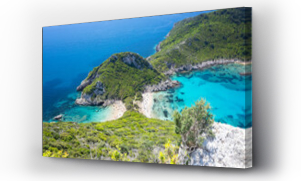 Wizualizacja Obrazu : #602260426 Krajobraz morski w Porto Timoni na greckiej wyspie Korfu. 